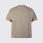 COLIN TEE | TAN FUZZY LOGO