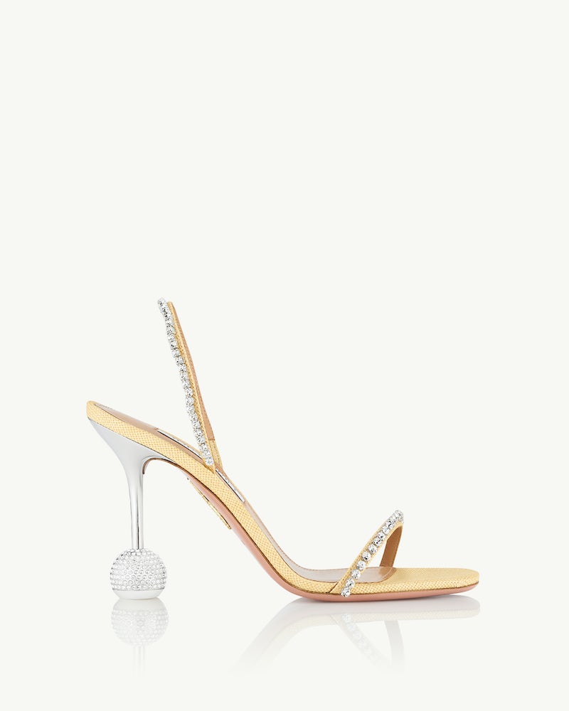 YES DARLING 95 RAFFIA HEEL