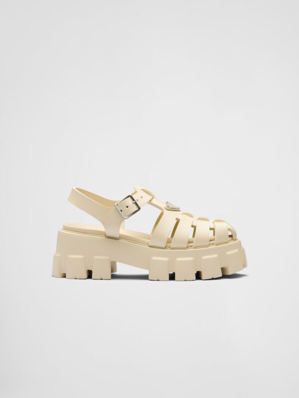 RUBBER MONOLITH SANDALS