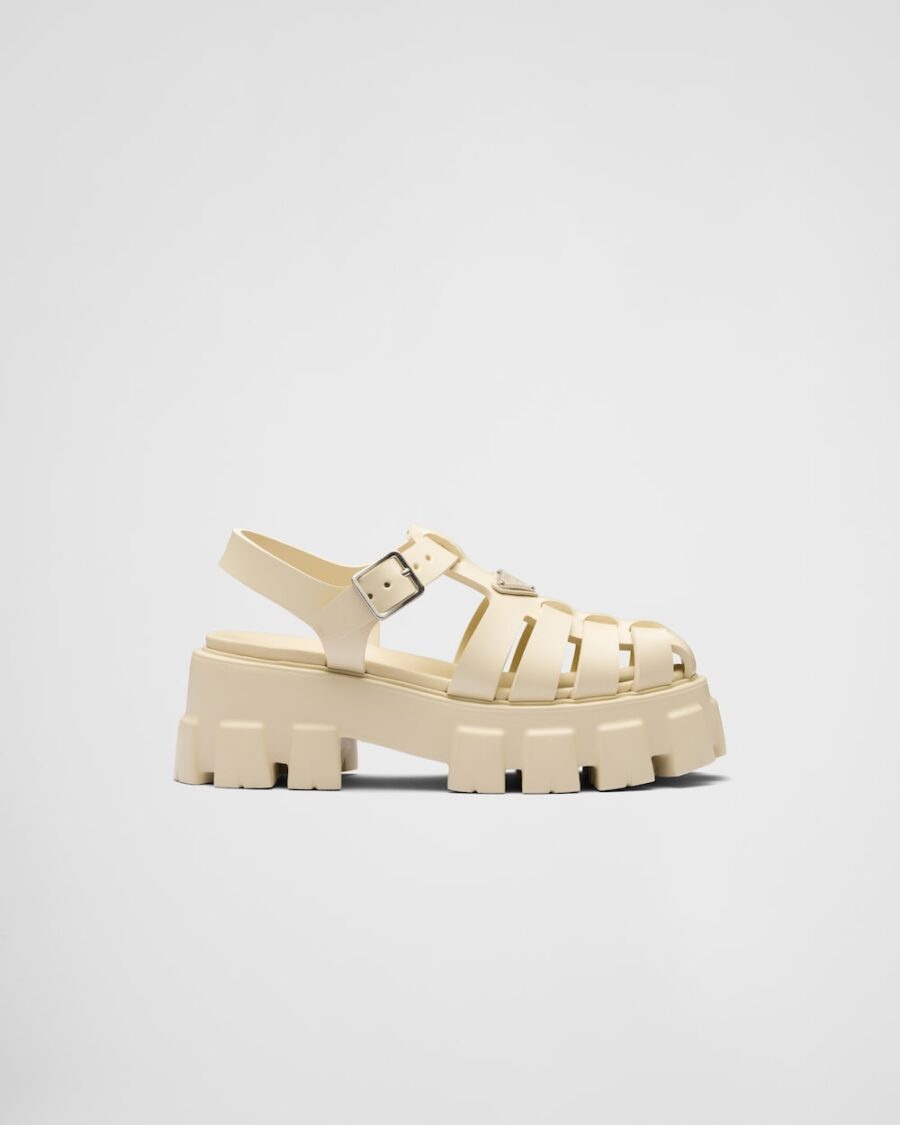 RUBBER MONOLITH SANDALS