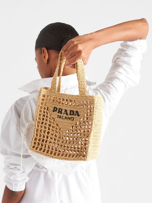 SMALL RAFFIA TOTE