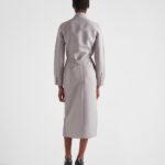 TECHNICAL FABRIC MIDI SKIRT