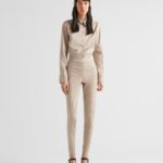 SLIM POPLIN PANTS