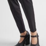 SLIM POPLIN PANTS