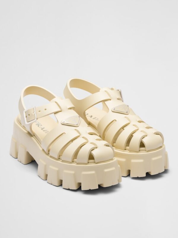 RUBBER MONOLITH SANDALS