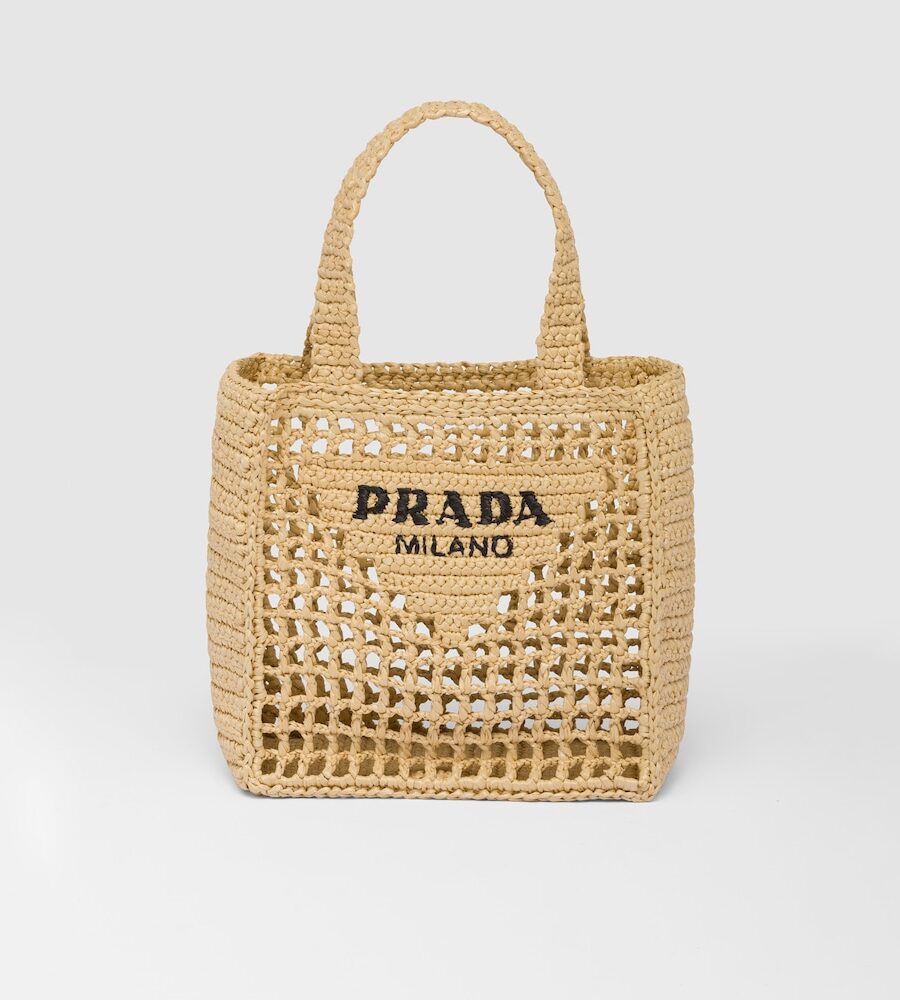 SMALL RAFFIA TOTE