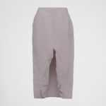 TECHNICAL FABRIC MIDI SKIRT