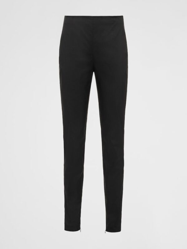 SLIM POPLIN PANTS