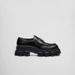 MONOLITH BRUSHED LEATHER LOAFERS MEN