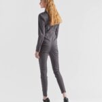 STRETCH POPLIN JUMPSUIT