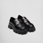MONOLITH BRUSHED LEATHER LOAFERS MEN
