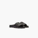 MATELASSE NAPPA LEATHER SLIDES