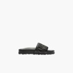 MATELASSE NAPPA LEATHER SLIDES