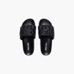 MATELASSE NAPPA LEATHER SLIDES
