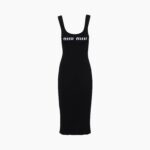 VISCOSE LOGO DRESS