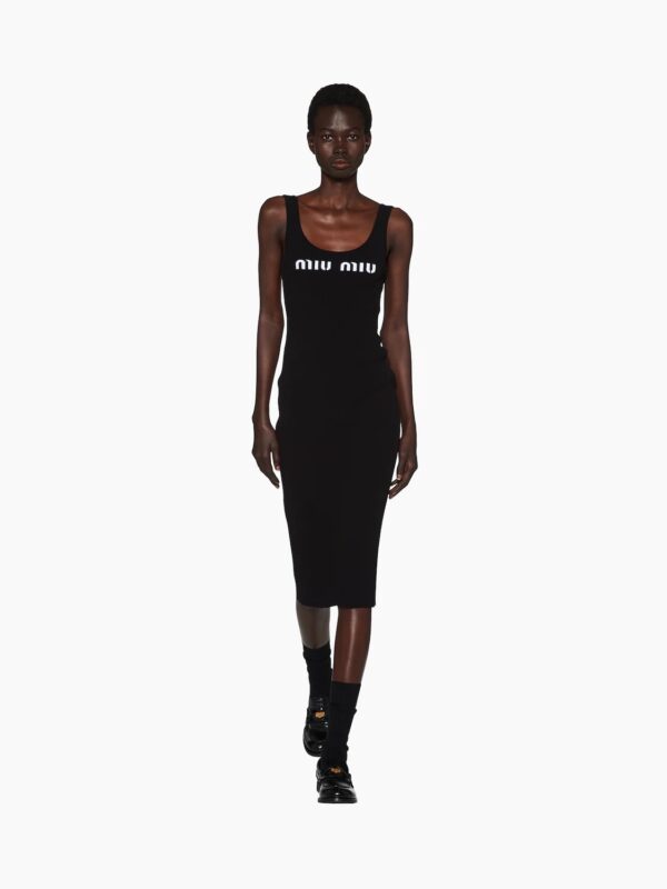 VISCOSE LOGO DRESS