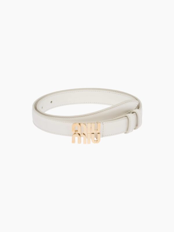 LOGO LEATHER BELT