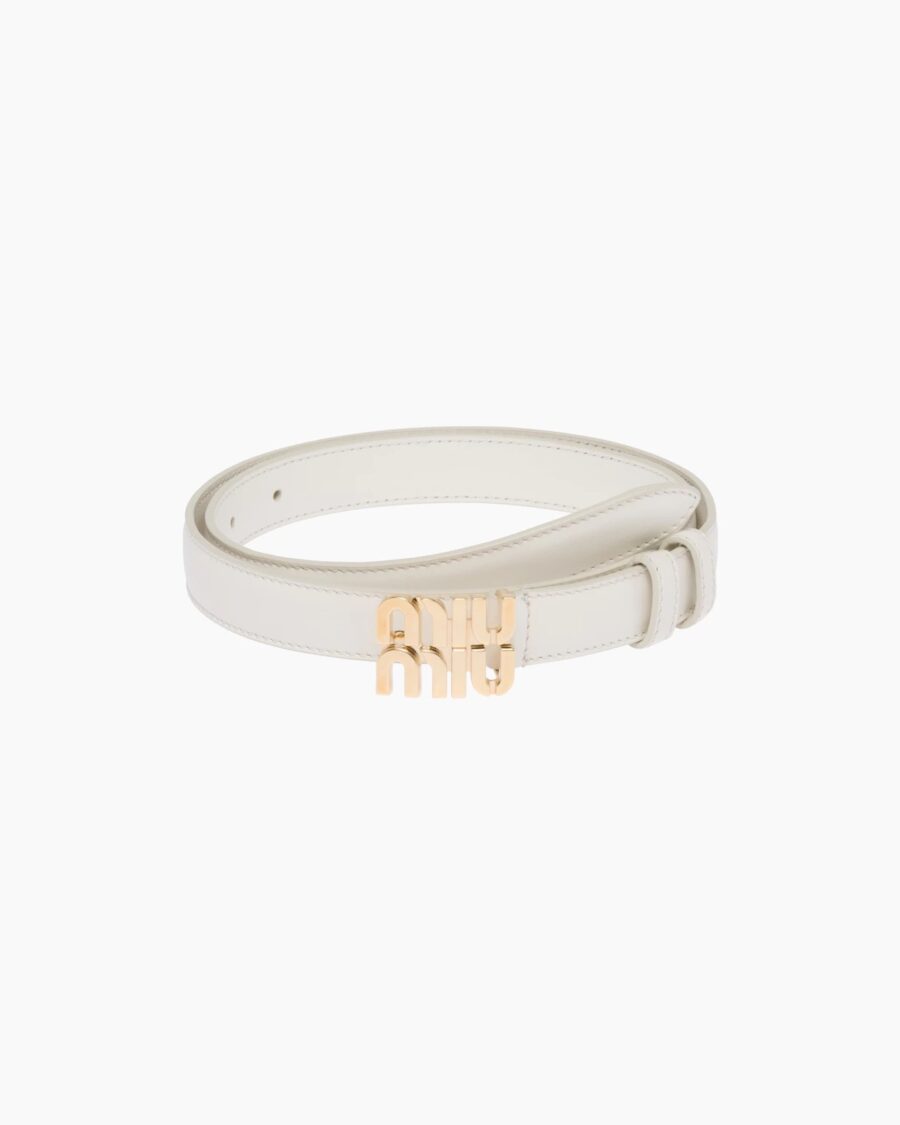 LOGO LEATHER BELT