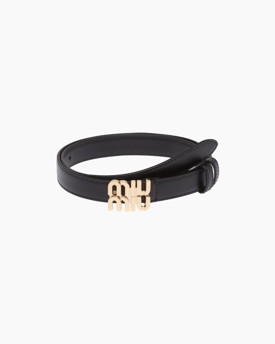 LOGO LEATHER BELT