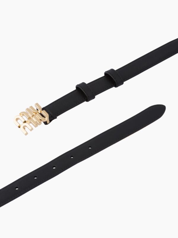 LOGO LEATHER BELT