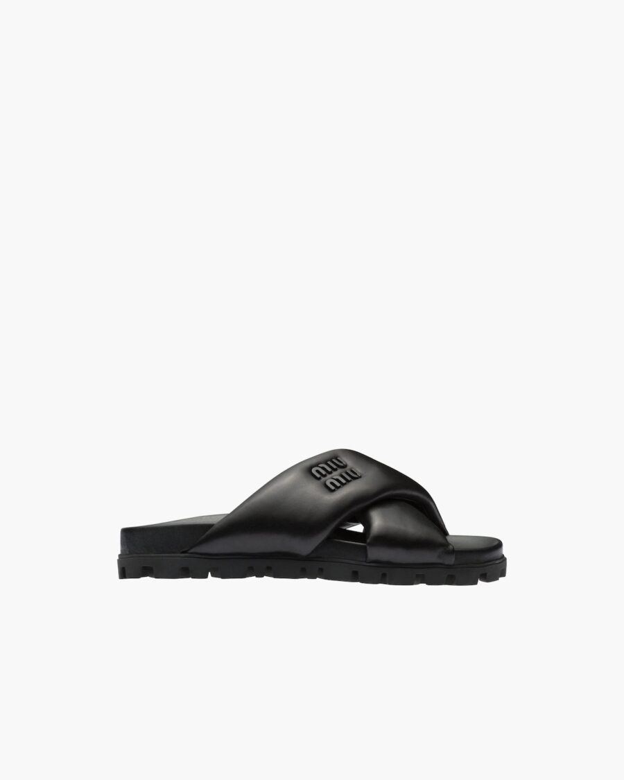 LEATHER SLIDES