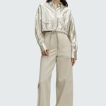 SHIMMERING EASE BLOUSE