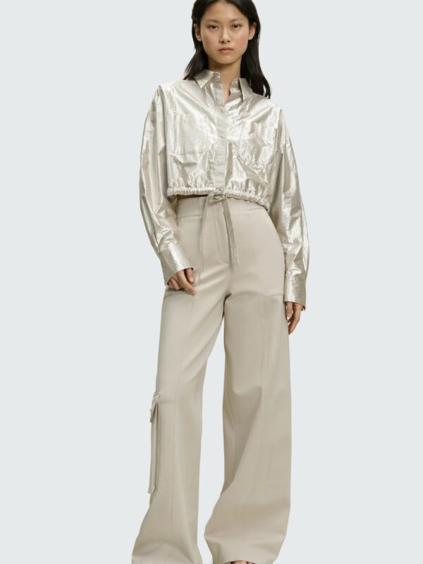 SHIMMERING EASE BLOUSE