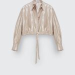 SHIMMERING EASE BLOUSE