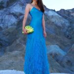 HANSAL FEATHER GOWN