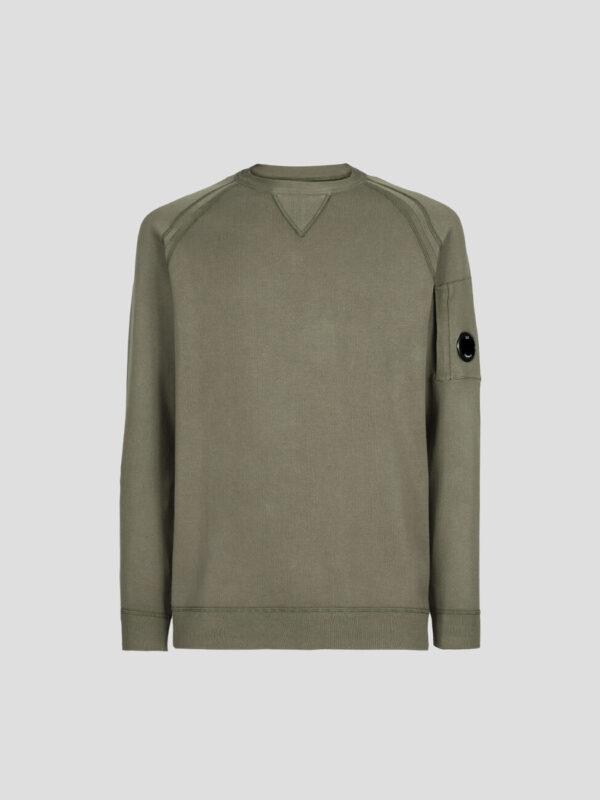 LIGHT TERRY KNITTED SWEATSHIRT