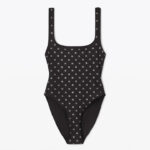 HOTFIX CRYSTAL LOGO SWIMSUIT