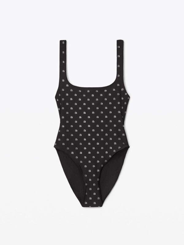 HOTFIX CRYSTAL LOGO SWIMSUIT