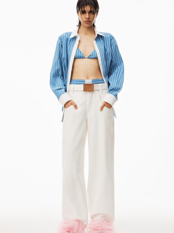POPLIN BUTTON DOWN SHIRT