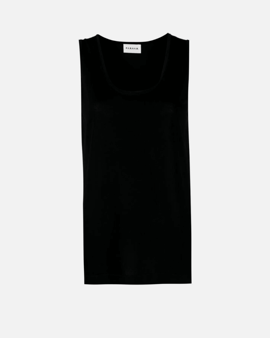 KNITTED SLEEVELESS TOP