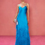 HANSAL FEATHER GOWN