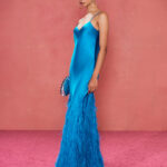 HANSAL FEATHER GOWN