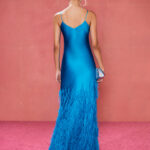 HANSAL FEATHER GOWN