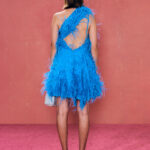 ELIANA FEATHER DRESS
