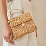 SYBIL CROSSBODY WICKER BAG