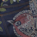 DENIM JACQUARD SHORTS
