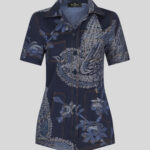 MINI JACQUARD DENIM JUMPSUIT