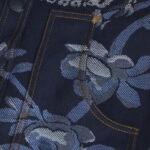 MINI JACQUARD DENIM JUMPSUIT