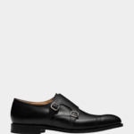CALF MONK STRAP LOAFERS