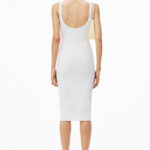 CAMI DRESS IN TEXTURED JACQUARD JERSEY