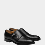 CALF MONK STRAP LOAFERS