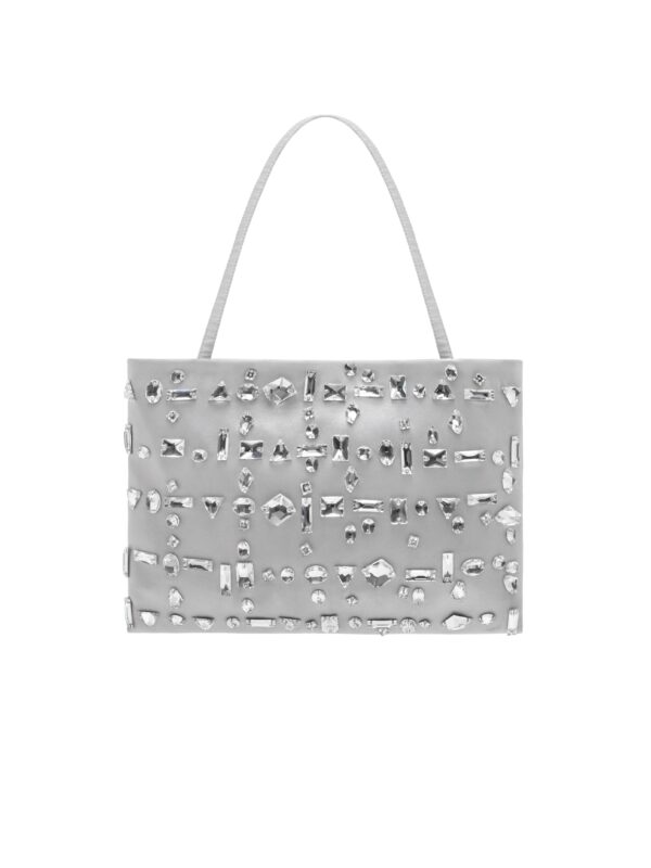 SUKI BAG IN ICE BLUE CRYSTAL CHECK