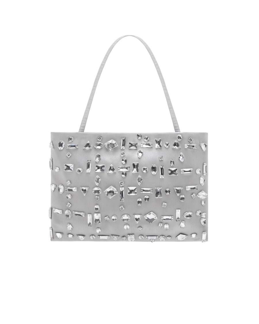 SUKI BAG IN ICE BLUE CRYSTAL CHECK