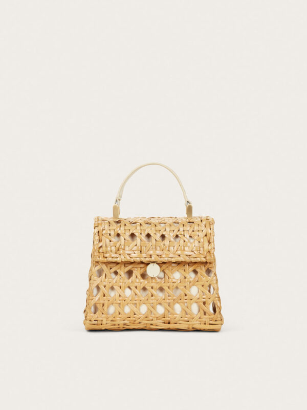 SYBIL CROSSBODY WICKER BAG