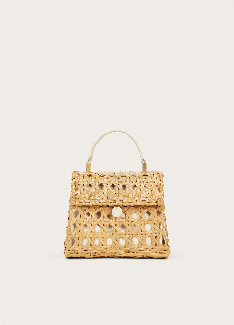 SYBIL CROSSBODY WICKER BAG
