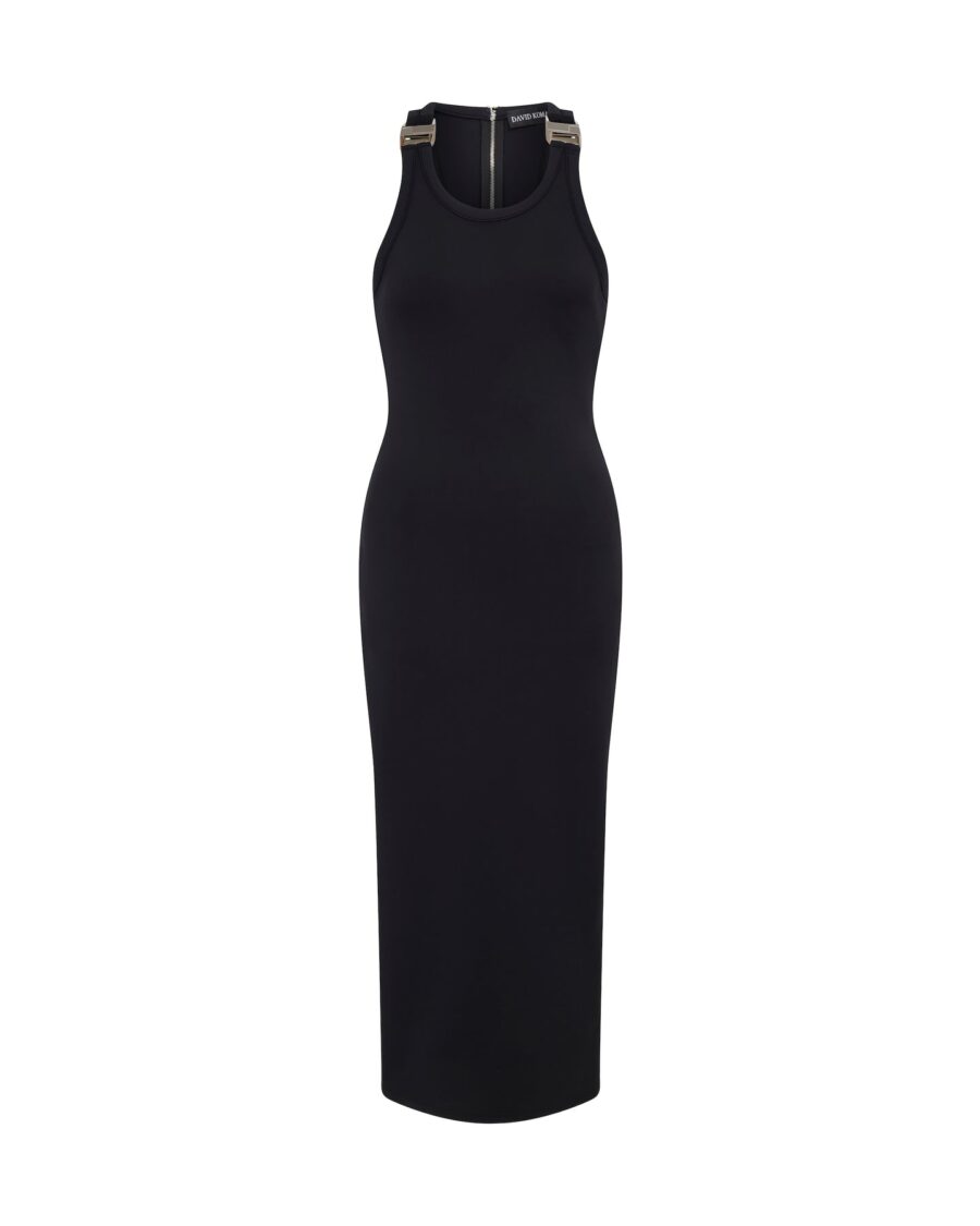 SCUBA RACER MIDI DRESS